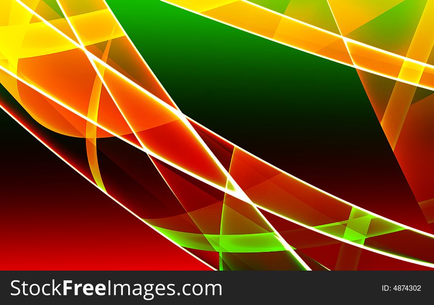 Summer background with colorful lines