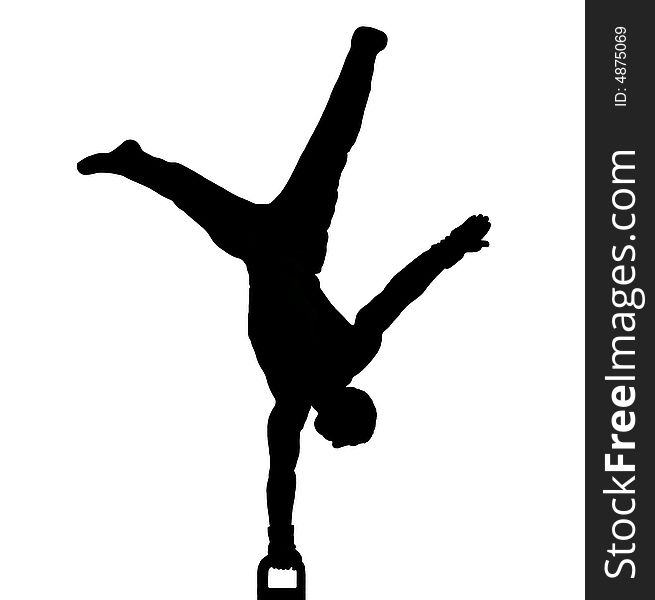 Silhouette Of Athlete