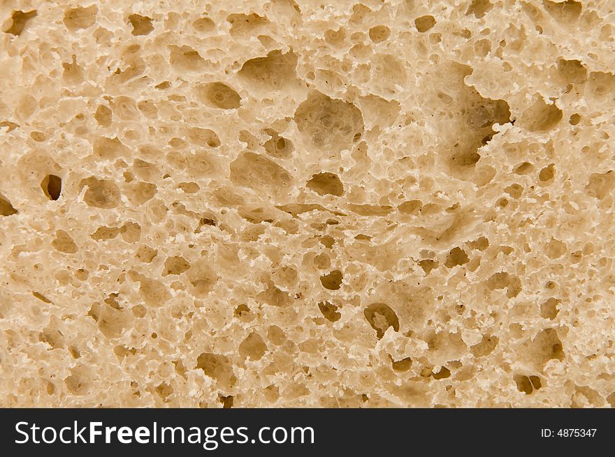 Detail photo of brown bread structure, background. Detail photo of brown bread structure, background