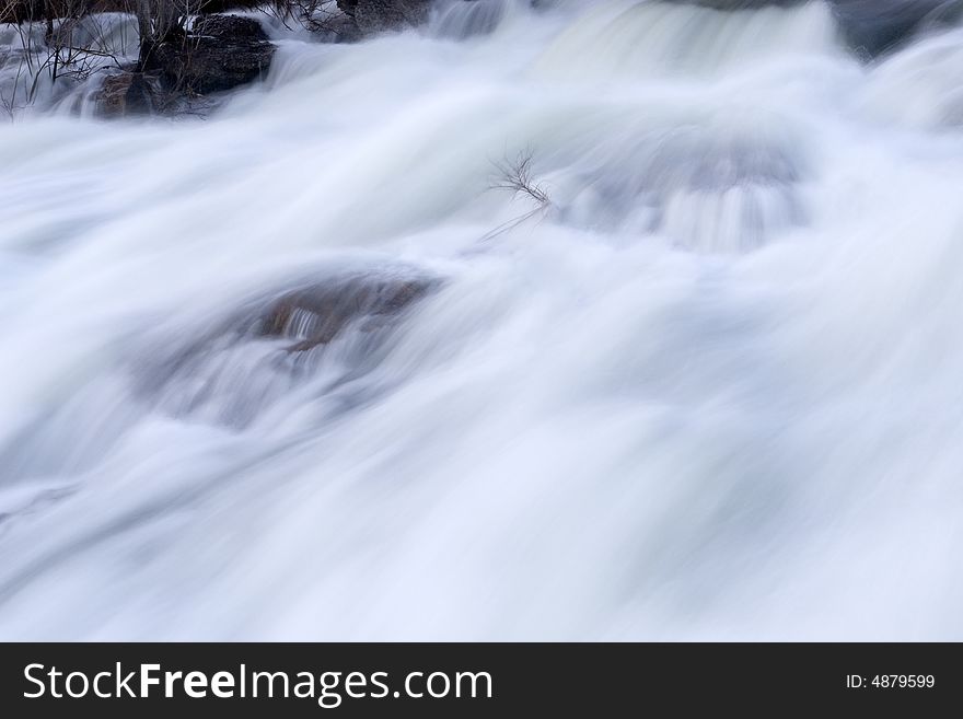 Karachunovsky falls (small), Krivoi Rog, Ukraine. Karachunovsky falls (small), Krivoi Rog, Ukraine