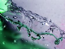 Jet Of Water As A Thin Layer-2 Royalty Free Stock Photos Jet Of Water As A Thin Layer-2 Royalty Free Stock Photos
