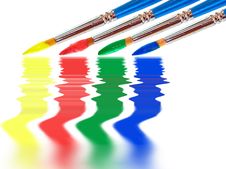 Paintbrushes Stock Photography Paintbrushes Stock Photography