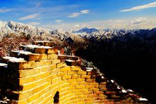 Golden Great Wall Stock Photo Golden Great Wall Stock Photo