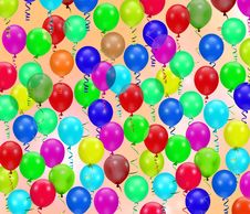 Colorful Party Balloons Background Stock Image Colorful Party Balloons Background Stock Image