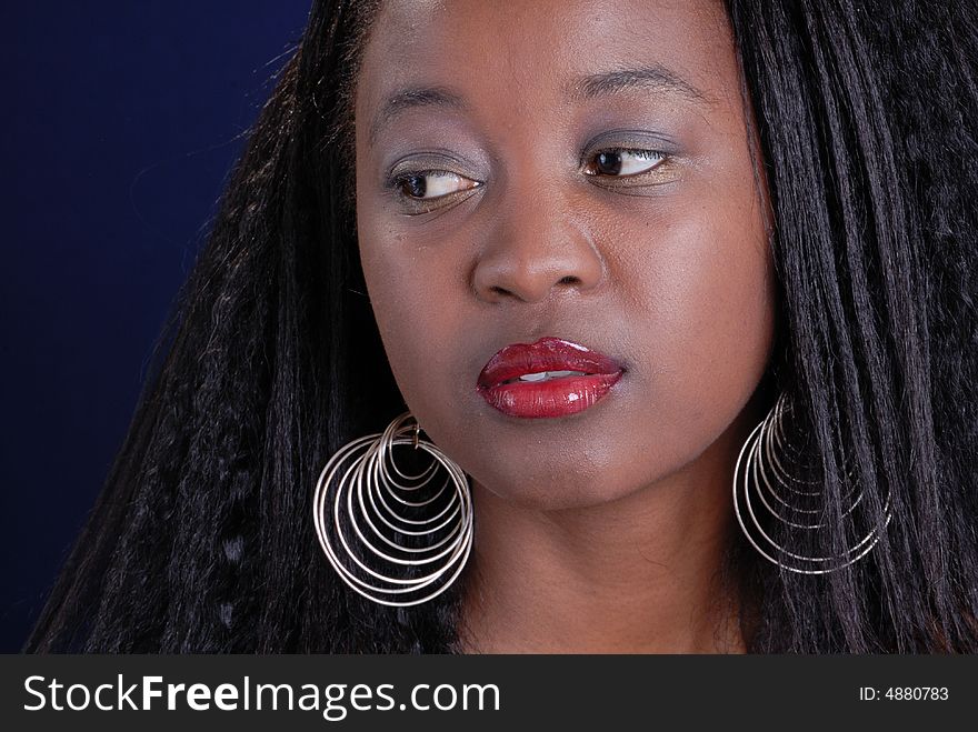 Portrait of attractive young African girl