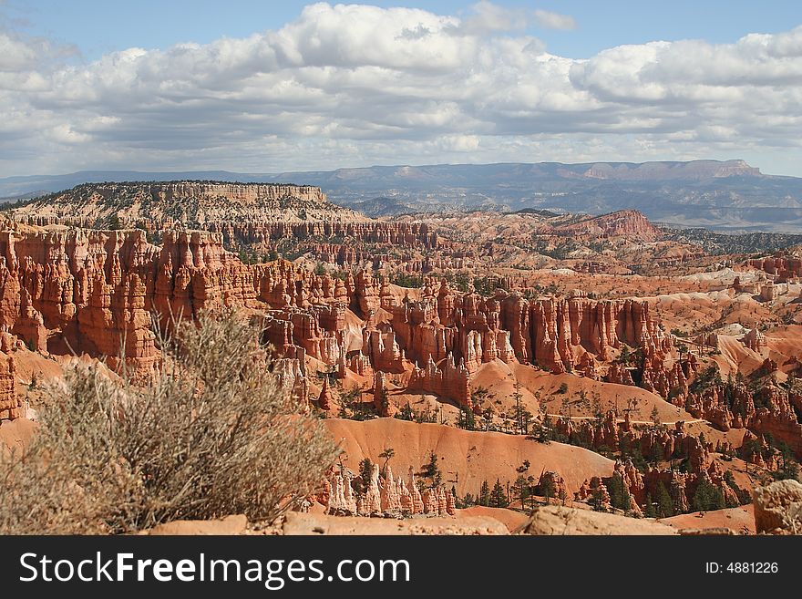 View of bryce canyon NP, Utah