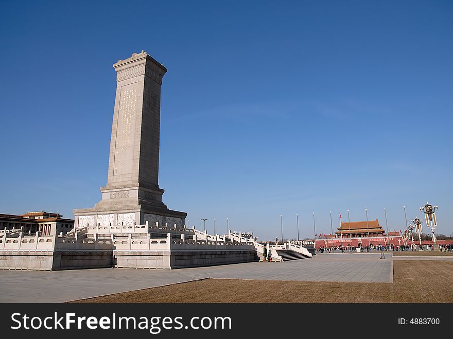 Beijing Tiananmen the main entrance to the Imperial City. Beijing Tiananmen the main entrance to the Imperial City.