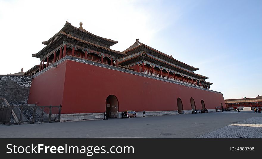 Chinese old architecture Beijing China