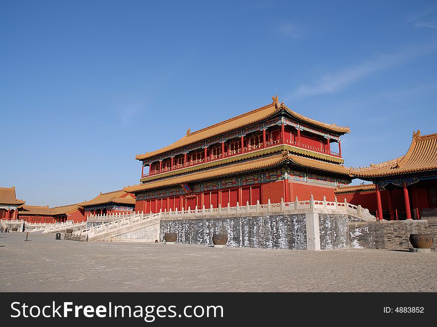 Chinese old architecture Beijing China