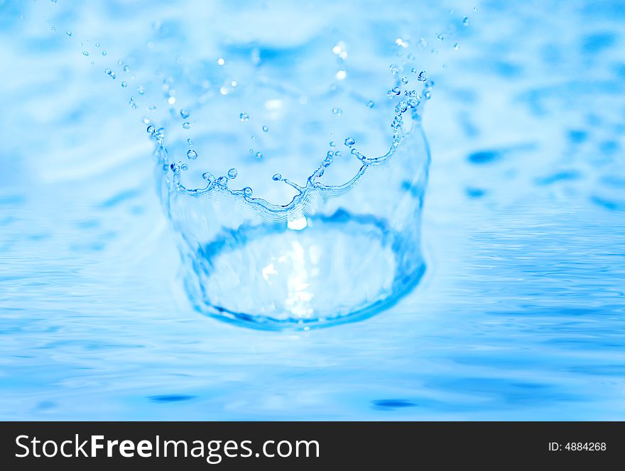Picture of a Splashing water
