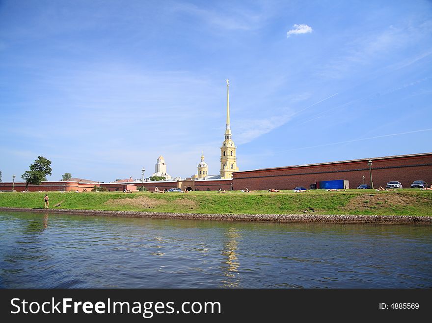 The Peter and Paul Fortress in St.-Petersburg