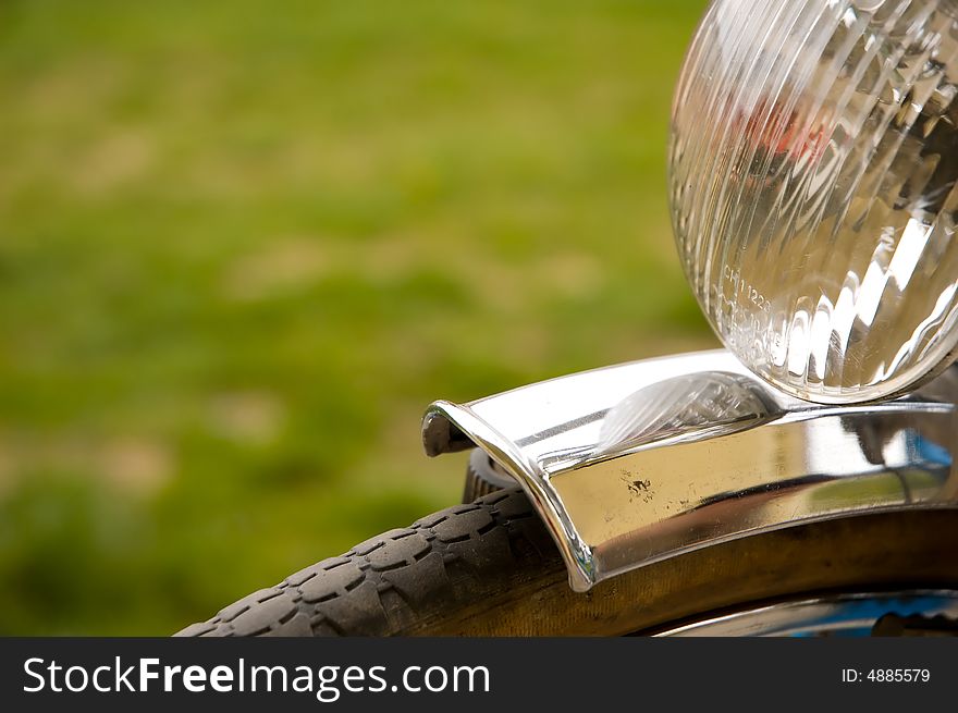 Front Light Of A Bicycle