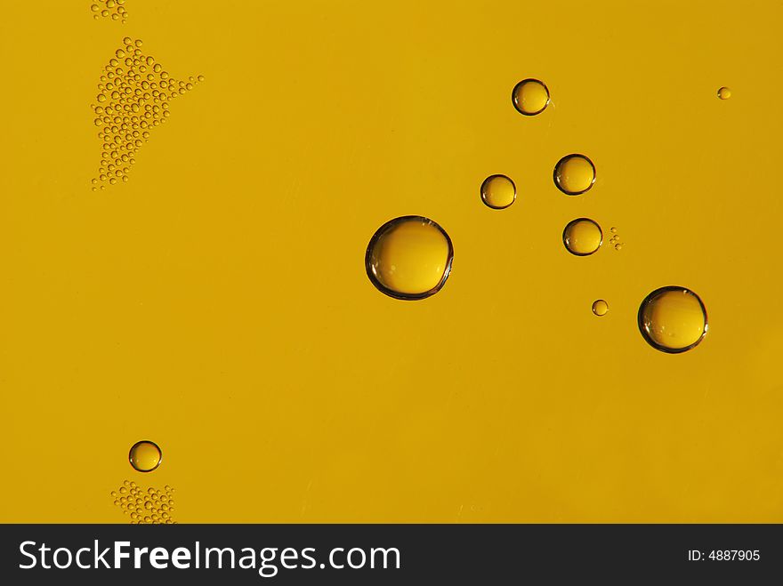 Water drops on glass. Background.