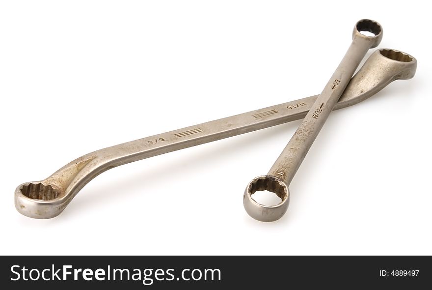 Old box end standard steel wrenches good for work. Old box end standard steel wrenches good for work