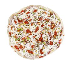 Raw Pizza Royalty Free Stock Photo Raw Pizza Royalty Free Stock Photo