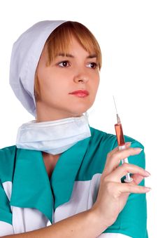 The Young Nurse Royalty Free Stock Photo The Young Nurse Royalty Free Stock Photo
