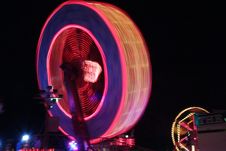 Fair Ground Ride At Night Stock Image Fair Ground Ride At Night Stock Image