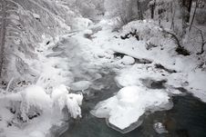 Winter River Stock Image Winter River Stock Image
