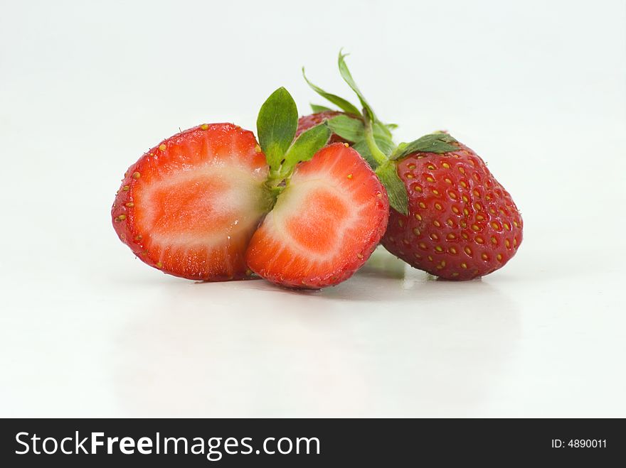 Fresh, juicy and attractive strawberries waiting to be eaten. Fresh, juicy and attractive strawberries waiting to be eaten.