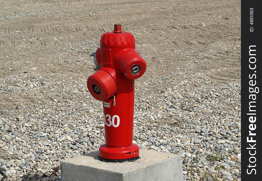 Fire hydrant on a beach