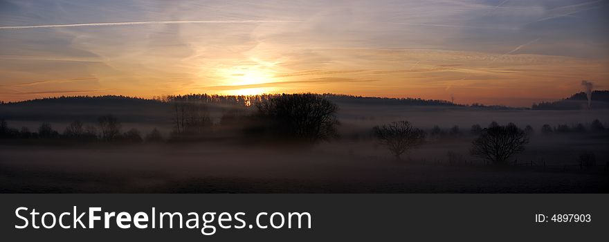 Clouds panorama