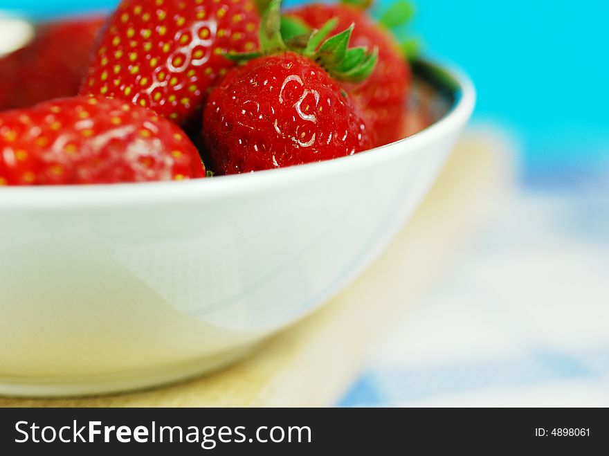 Strawberries in a Bowl