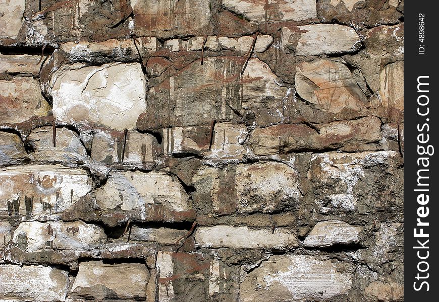 Rough stone wall texture 3