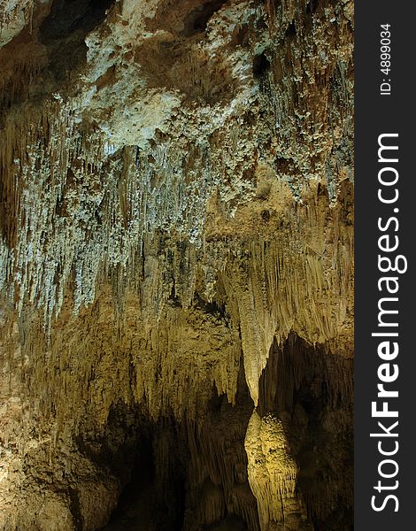 Cave scene on the Kings Palace Tour - Carlsbad Caverns National Park