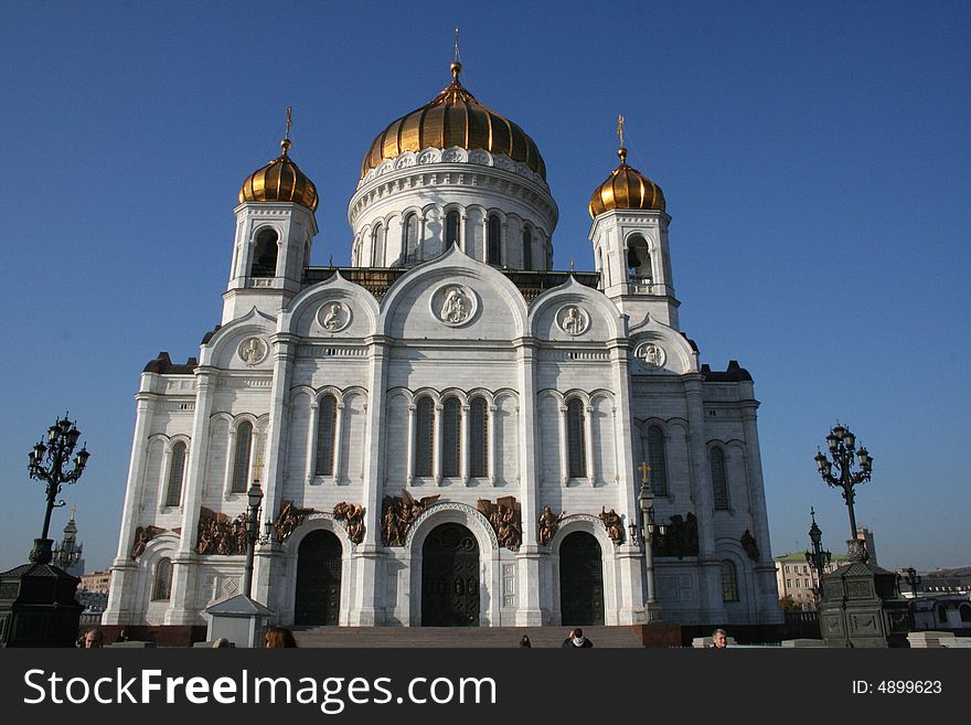 This is the Cathedral of the Redeemer in Moscow. This is the Cathedral of the Redeemer in Moscow.