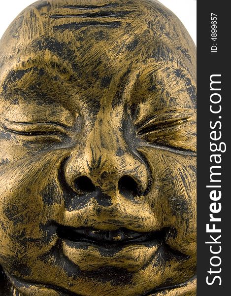 Close Up Of Golden Buddha