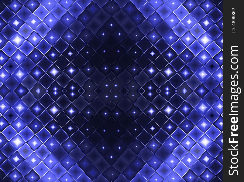 Abstract Blue Lights