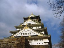 Osaka Castle - Japan Royalty Free Stock Image Osaka Castle - Japan Royalty Free Stock Image
