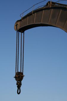 Old Crane Royalty Free Stock Image Old Crane Royalty Free Stock Image