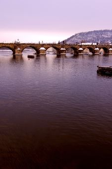 Charles Bridge In Prague Royalty Free Stock Photography Charles Bridge In Prague Royalty Free Stock Photography