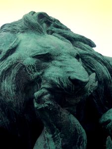 Lion Statue Royalty Free Stock Photos