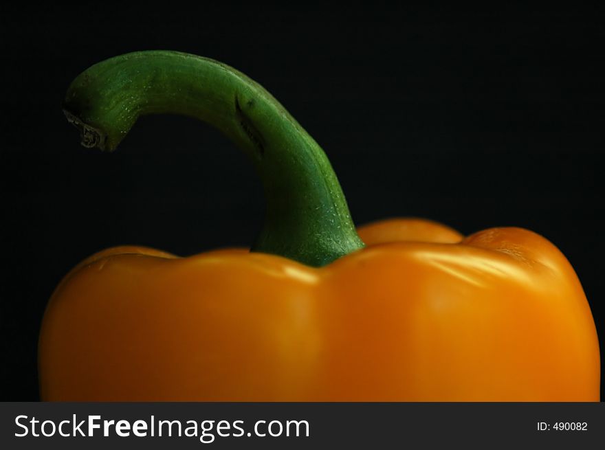 Yellow Pepper Stem. Yellow Pepper Stem