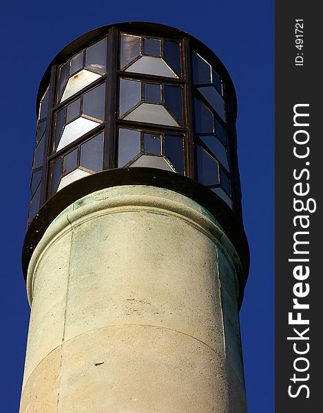 A light tower or small light-house on the banks of the River Mersey in Liverpool. A light tower or small light-house on the banks of the River Mersey in Liverpool.