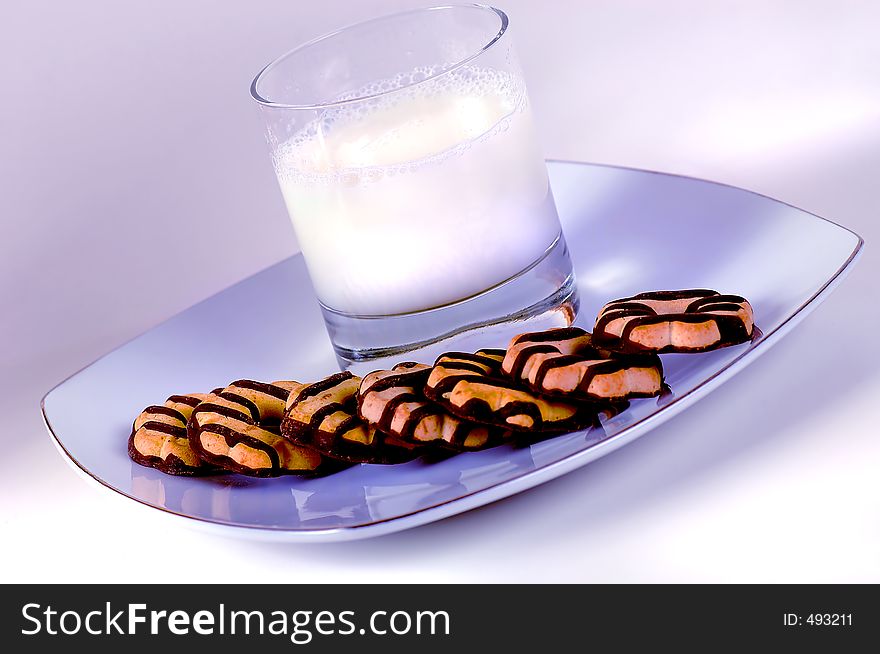 Cookies and a Glass of Milk. Cookies and a Glass of Milk