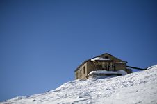 House In High Mountains Royalty Free Stock Images House In High Mountains Royalty Free Stock Images