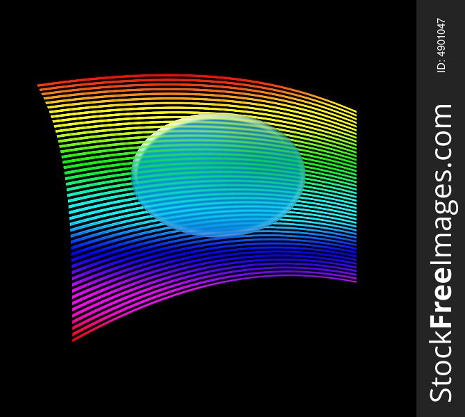 Illustration of the abstract spectrum object. Illustration of the abstract spectrum object