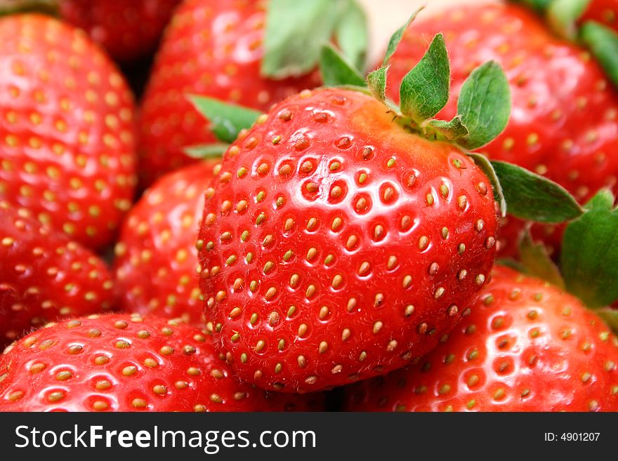 Strawberries Close-up