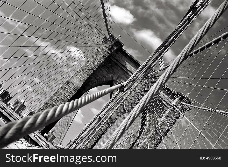 Brooklyn Bridge and geometry of NYC