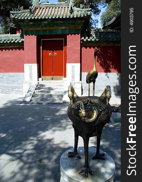 White Pagoda  of Beihai Park  in Beijing