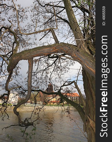 Monuments in Wroclaw in Poland