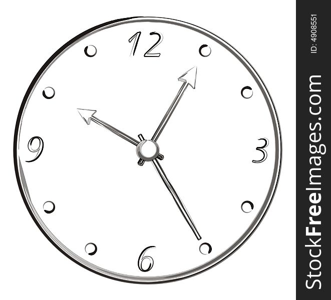 This is a brush stroke art clock designed on coreldraw to give hand drawn effect. This is a brush stroke art clock designed on coreldraw to give hand drawn effect