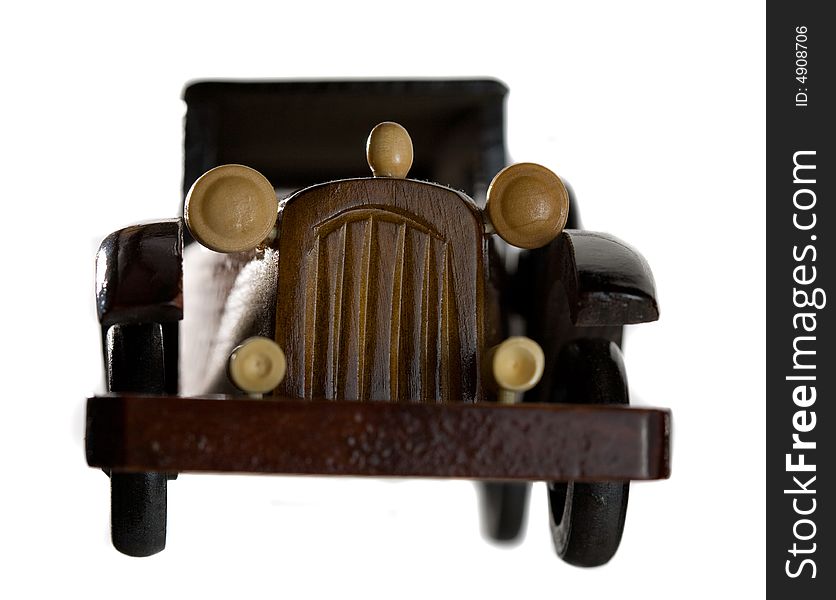 Retro Wooden Car Model