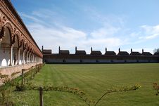 The Certosa Di Pavia Or Charterhouse Of Pavia Royalty Free Stock Images