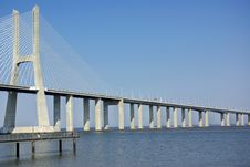Bridge In Lisbon, Portugal. Stock Photos Bridge In Lisbon, Portugal. Stock Photos