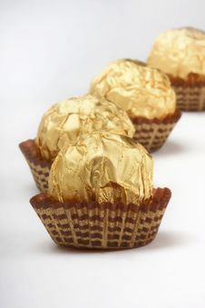 Chocolate Truffles In Foil Wrap Stock Photo Chocolate Truffles In Foil Wrap Stock Photo