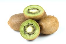 Kiwi Fruits Isolated On White Background Stock Images Kiwi Fruits Isolated On White Background Stock Images